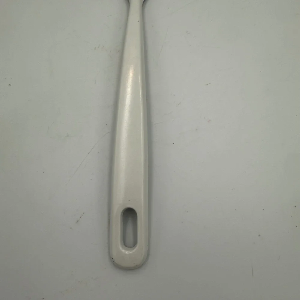 Vintage EKCO White Melamine 3 Prong Kitchen Serving Fork 11.5 Inch